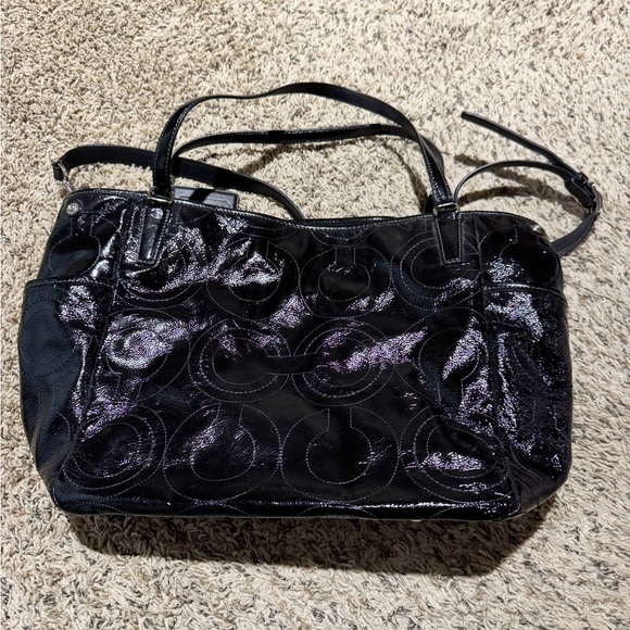 Coach Handbags - Coach Elegant Black Diaper Bag